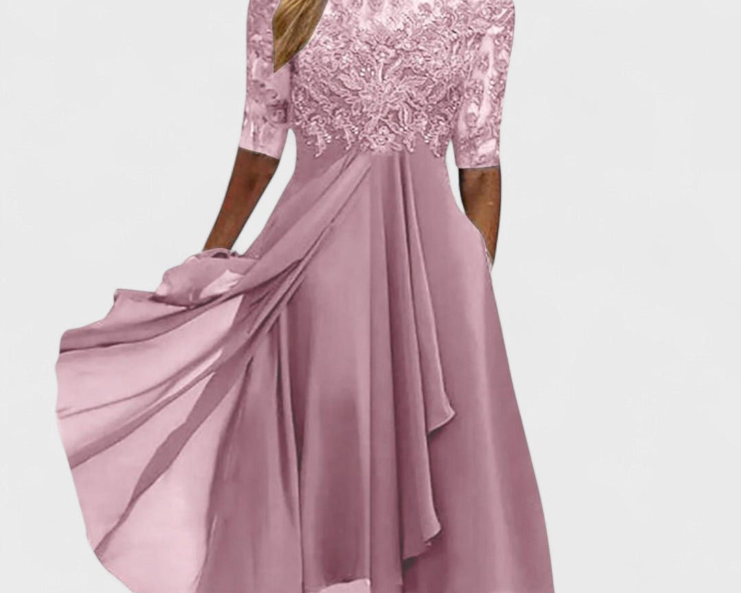 Anna - Krajková Výšivka Šaty