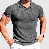 Libuše- Elegantní pruhovaná polo košile