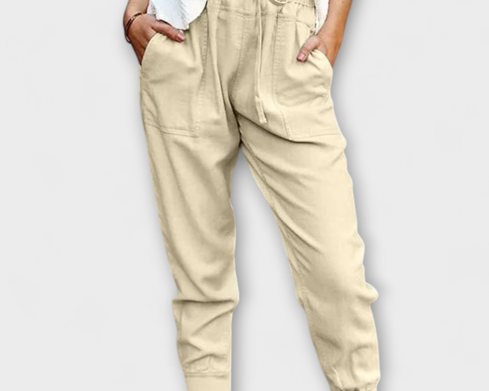 Blaire – Lehká lněná kalhoty s bavlněnou směsí