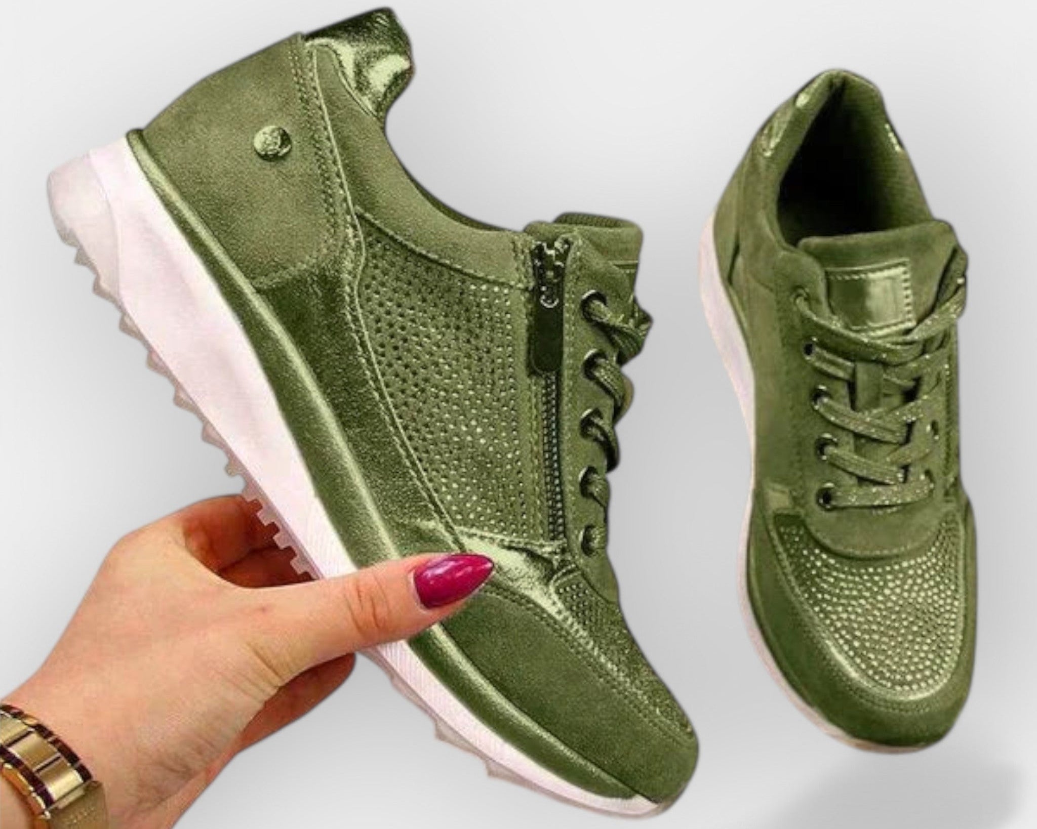 Anatomické tenisky se zipem