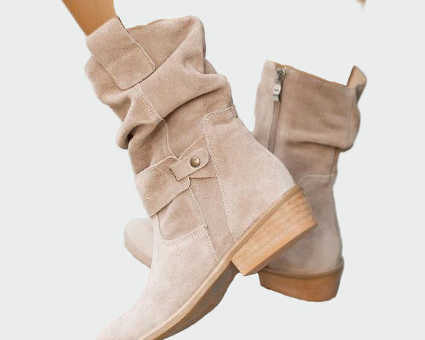 Nadčasové pohodlné boty do kotníku