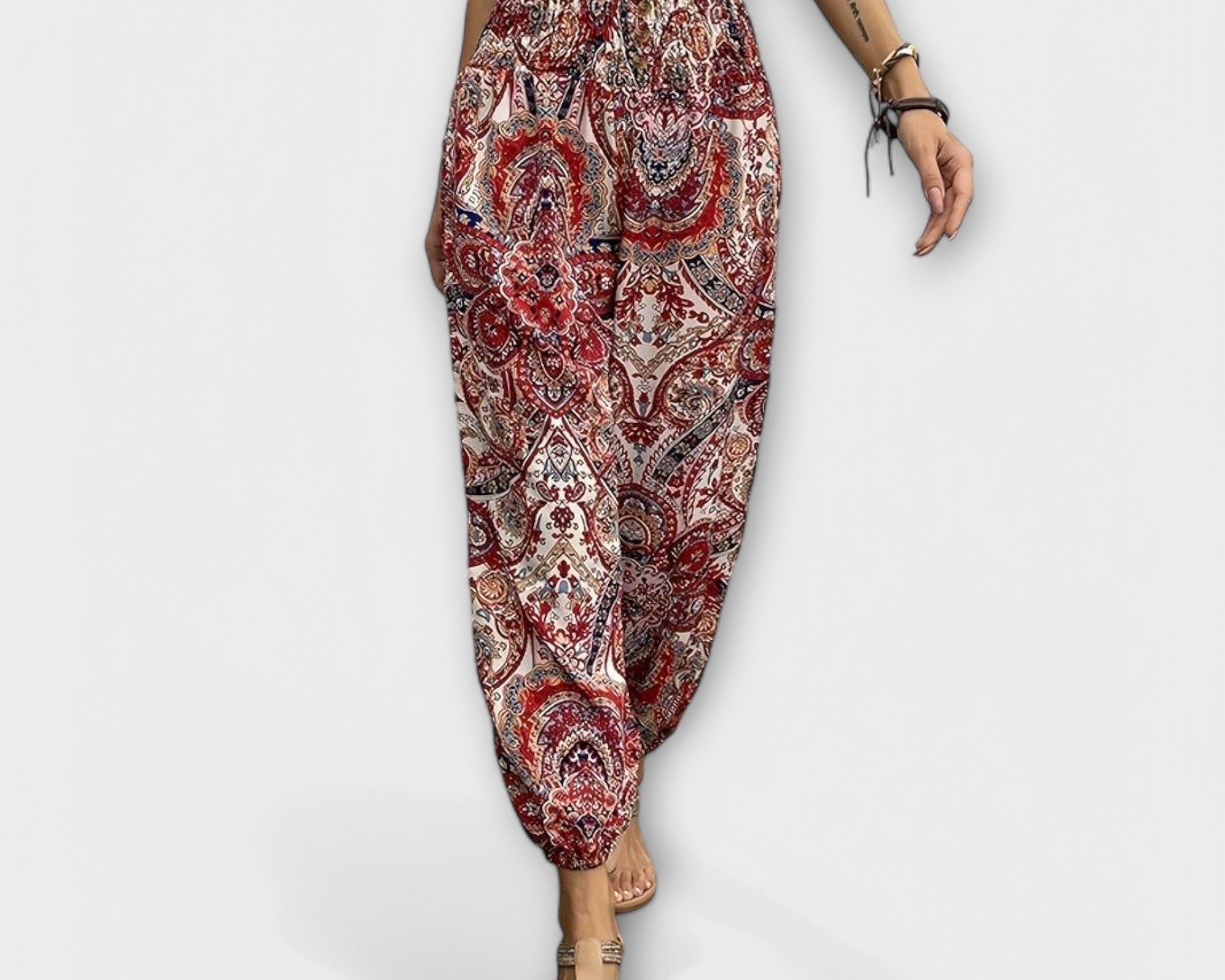 Scarlett - Kalhoty s etnickým vzorem