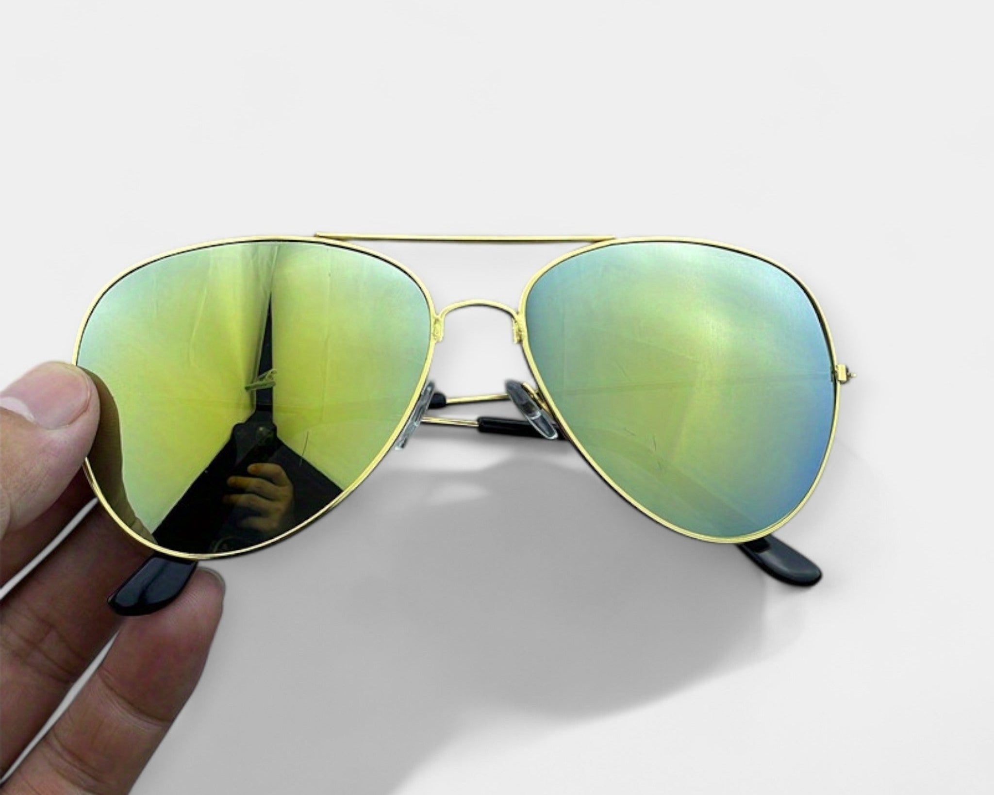 Retro Brýle se Zrcadlovými Skly