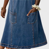 Helga - Měkké džínové šaty