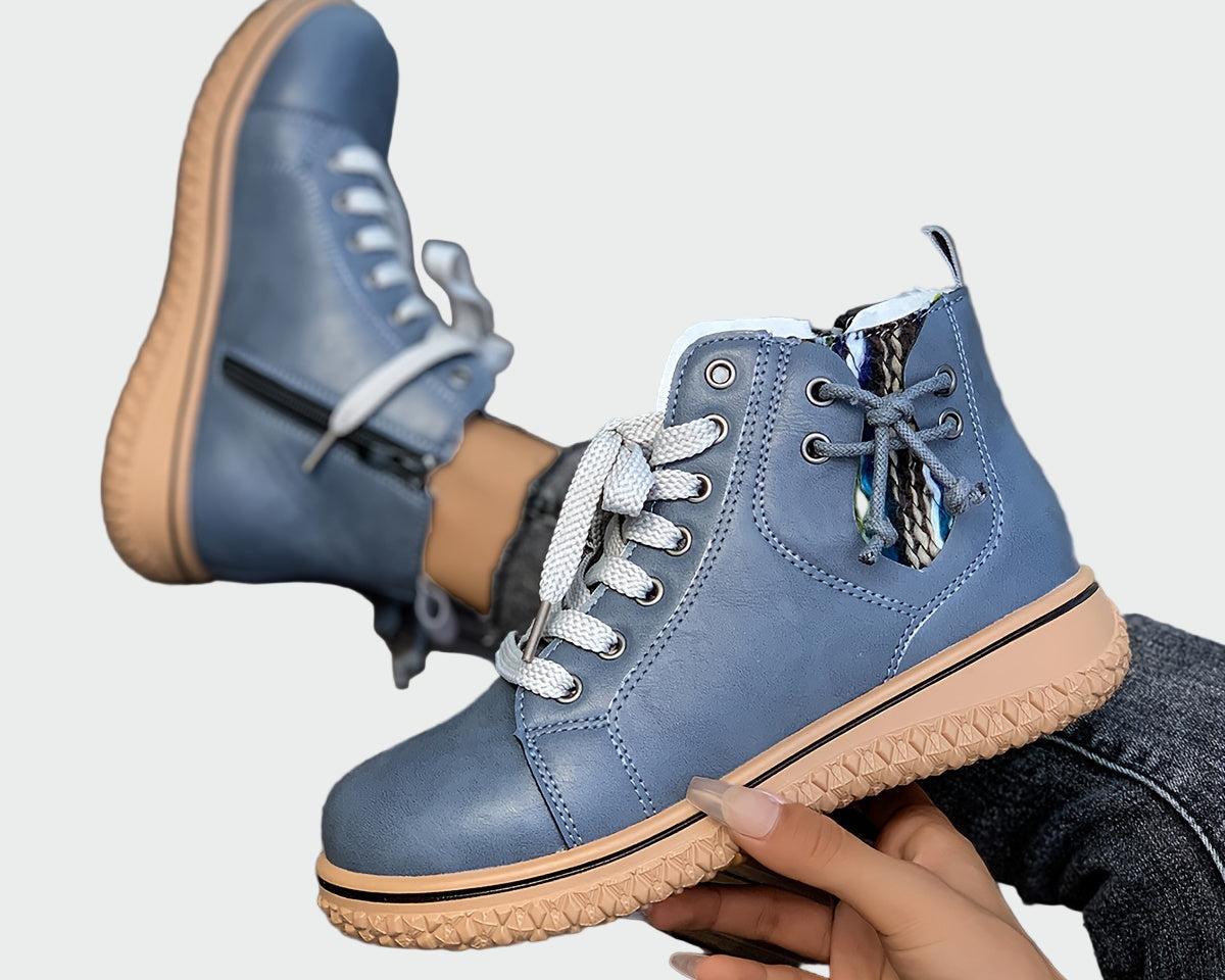 Ortopedické kožené kotníkové boty