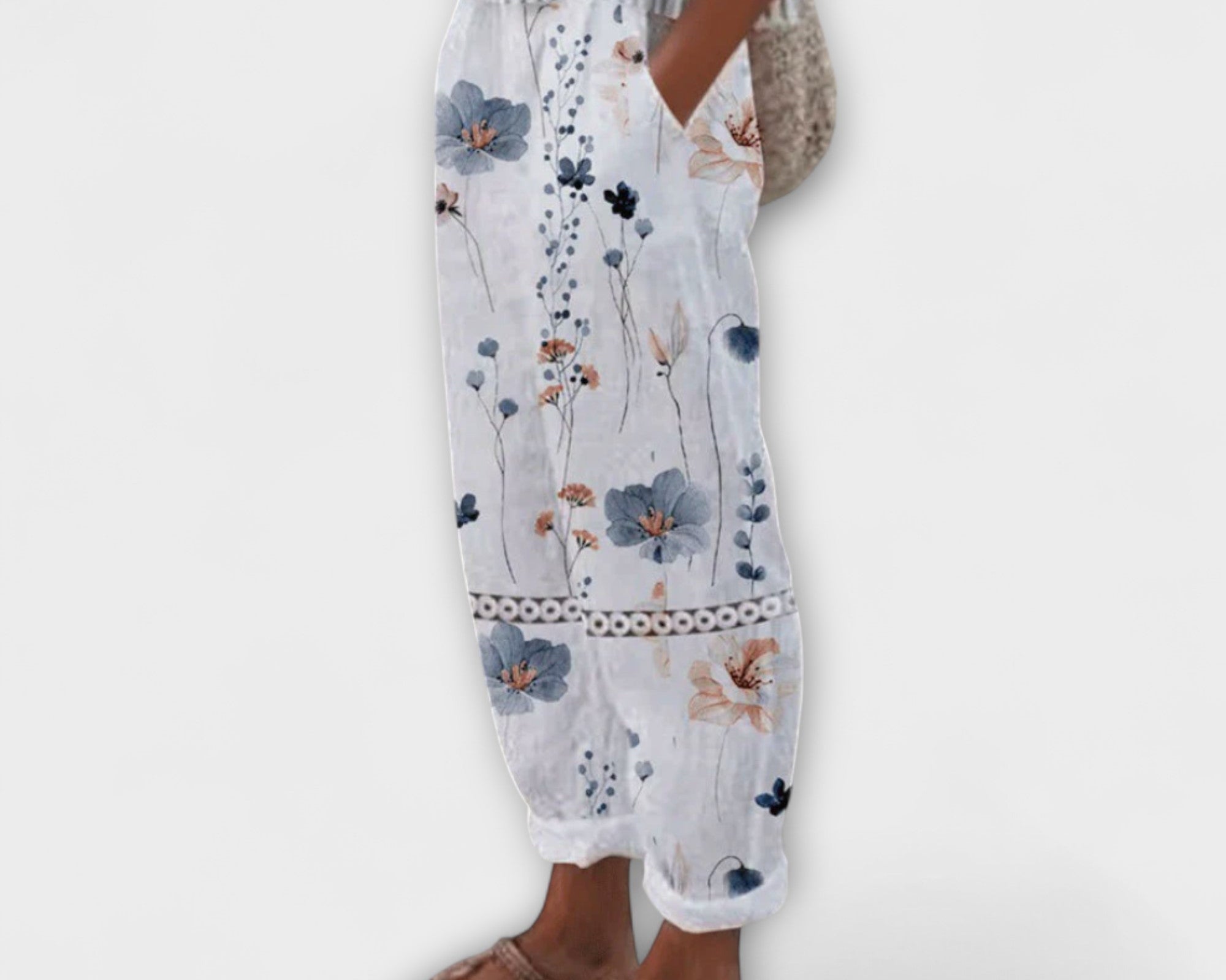 Airish - Výrazné potištěné volné kalhoty