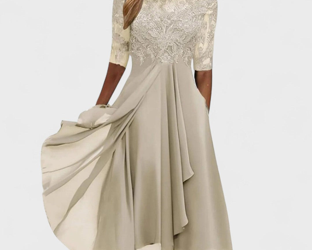 Anna - Krajková Výšivka Šaty