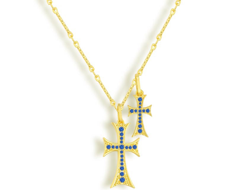 Dvojitý kříž se stylem 