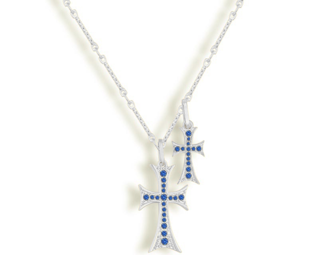 Dvojitý kříž se stylem 