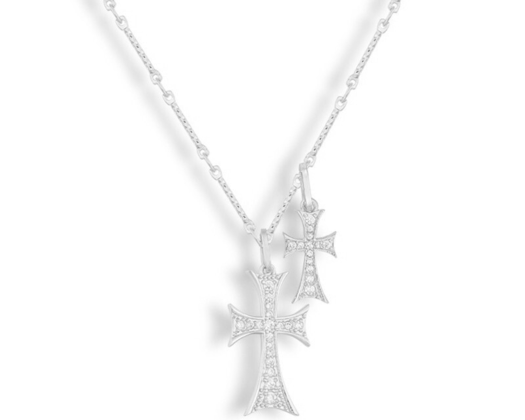 Dvojitý kříž se stylem 