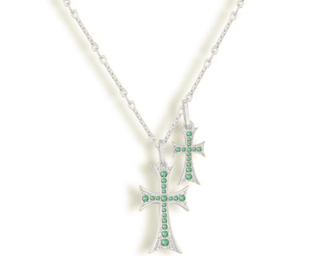 Dvojitý kříž se stylem 