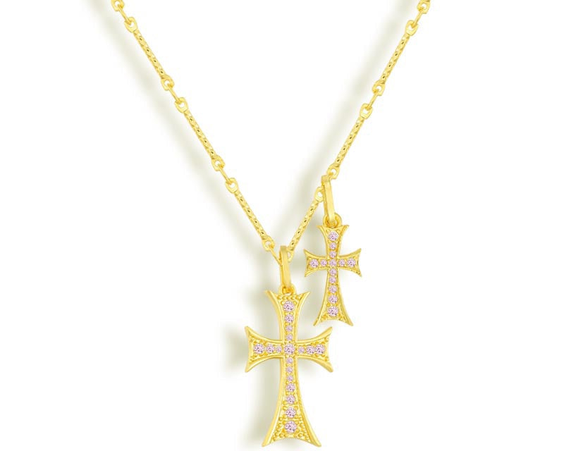 Dvojitý kříž se stylem 