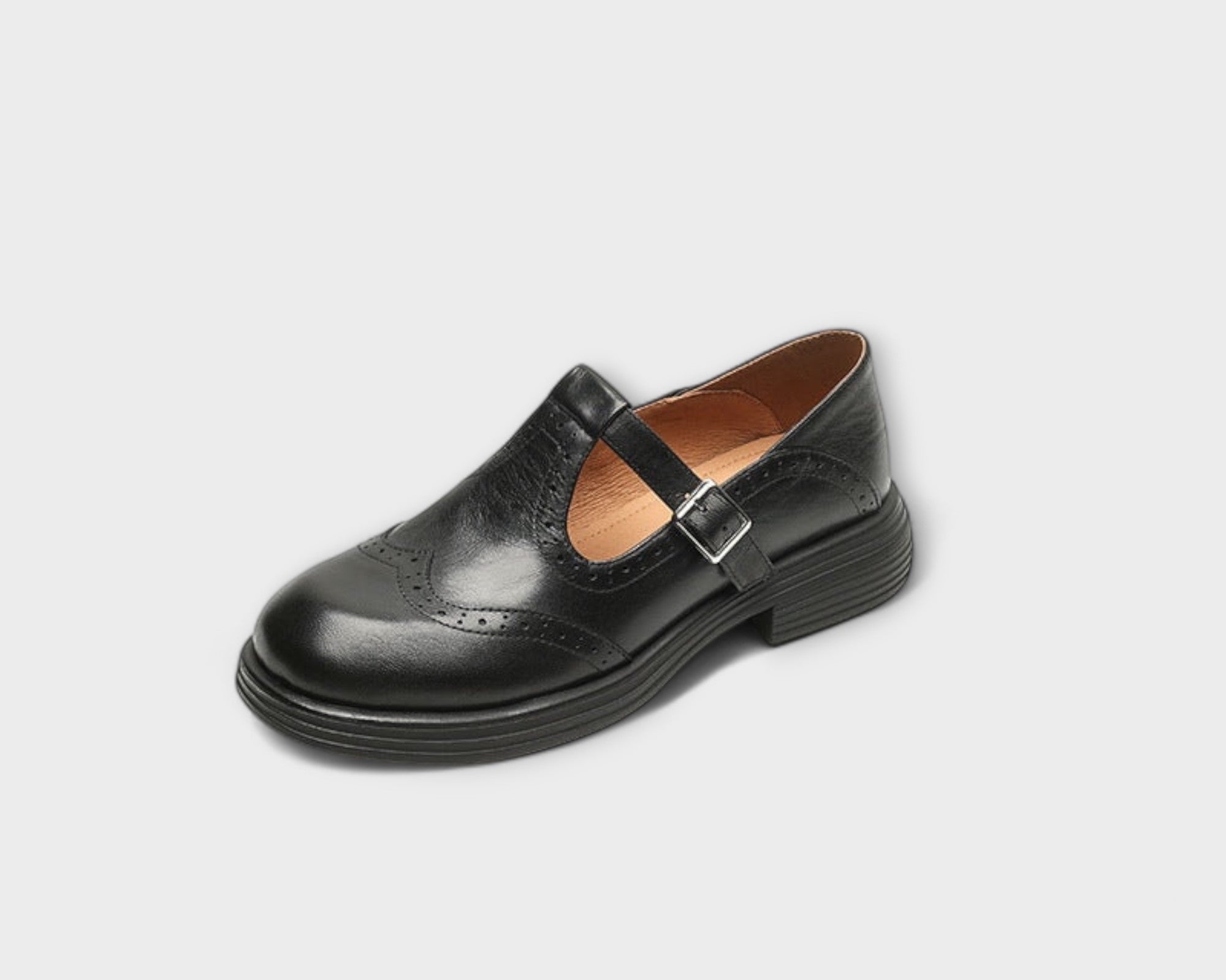 Ostrov - Elegantní kožené Mary Janes