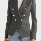 PERLA-Elegantní kabát černý