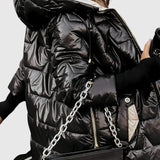 Nolwen – Elegantní damský kabát s kapucí