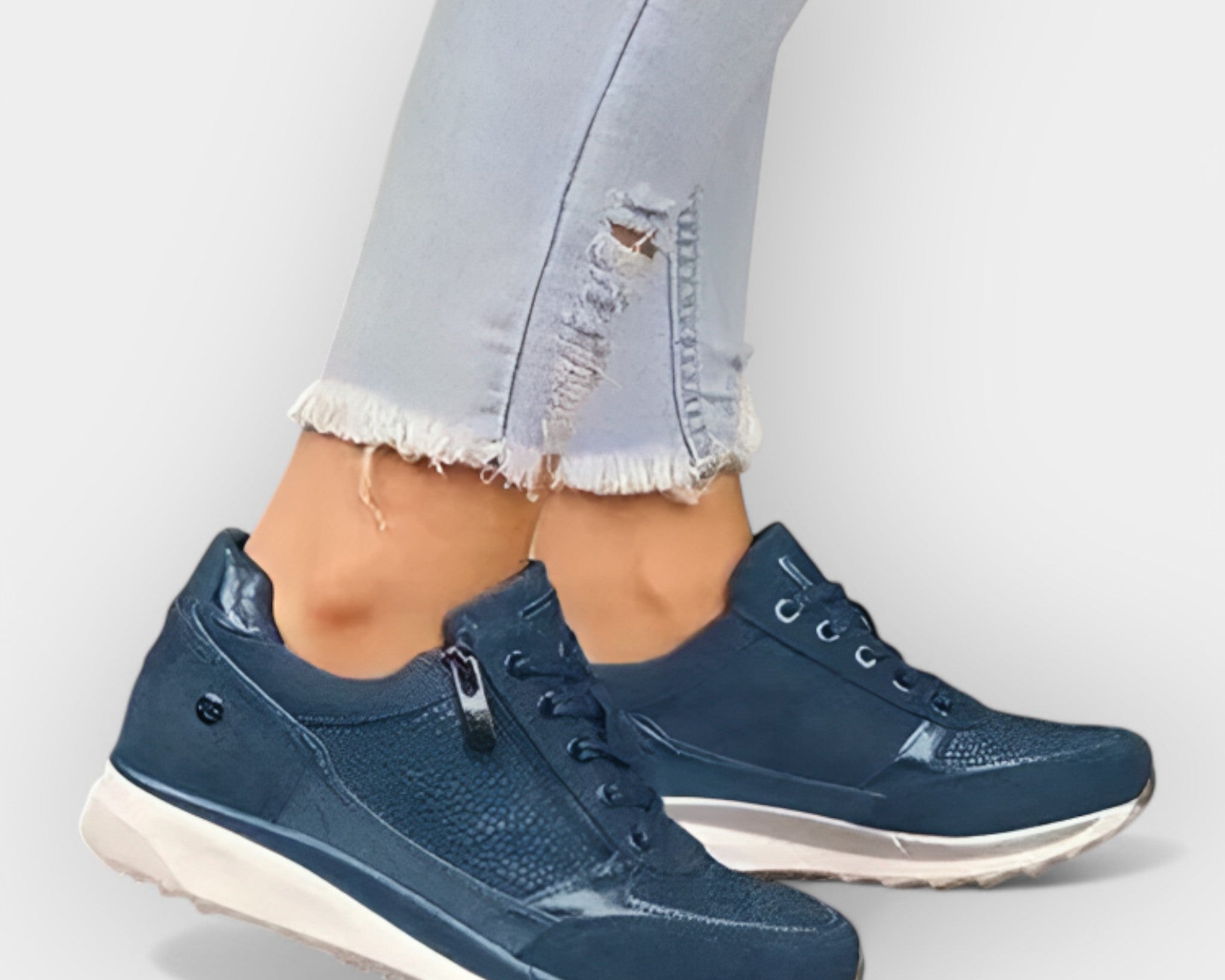 Anatomické tenisky se zipem