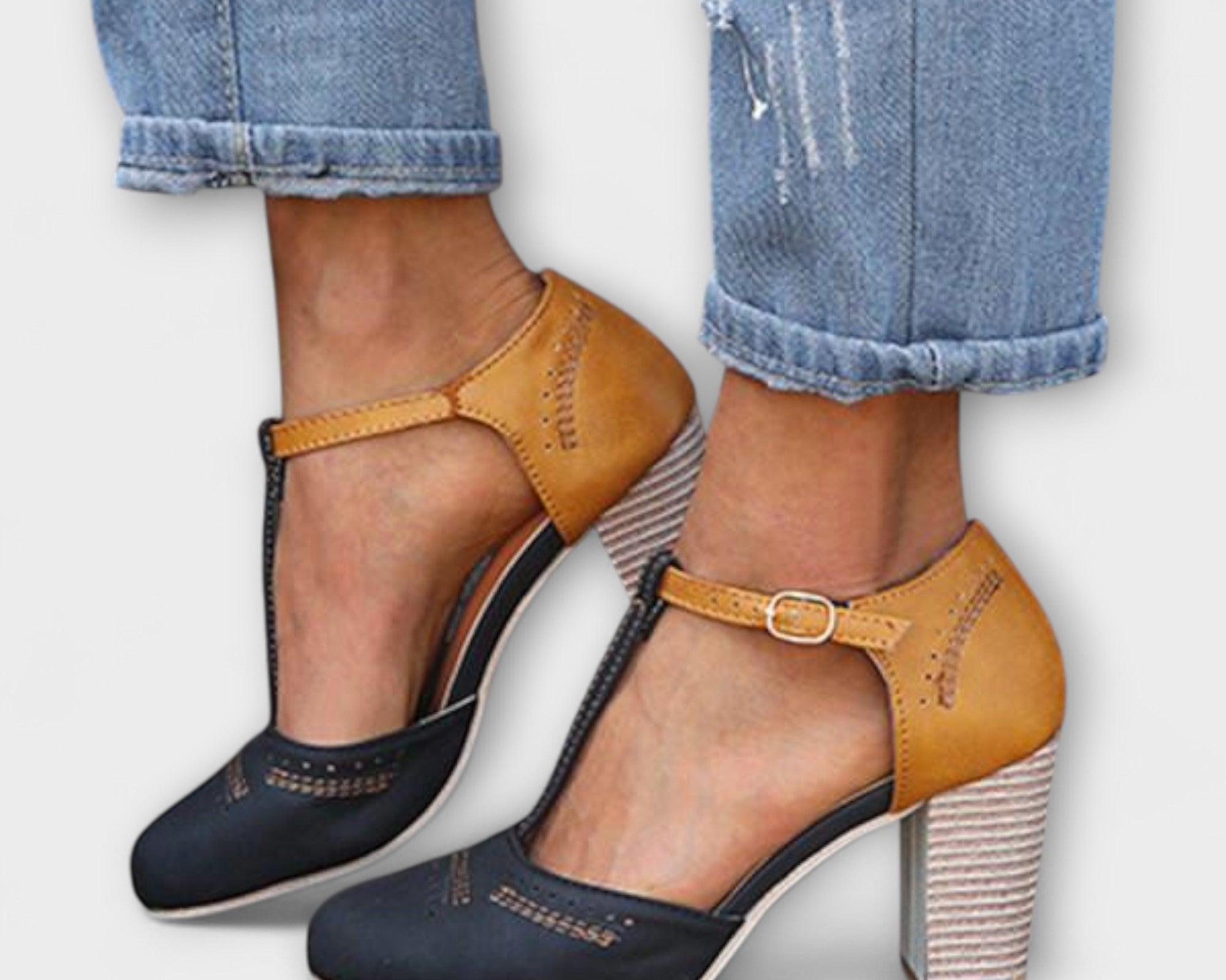 Aurora - Stylové ortopedické vysoké podpatky