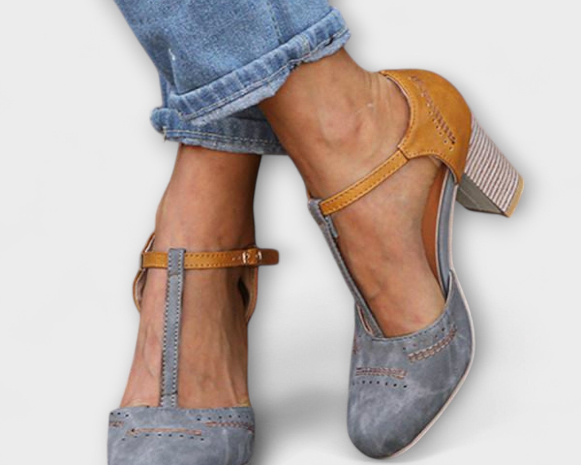 Aurora - Stylové ortopedické vysoké podpatky