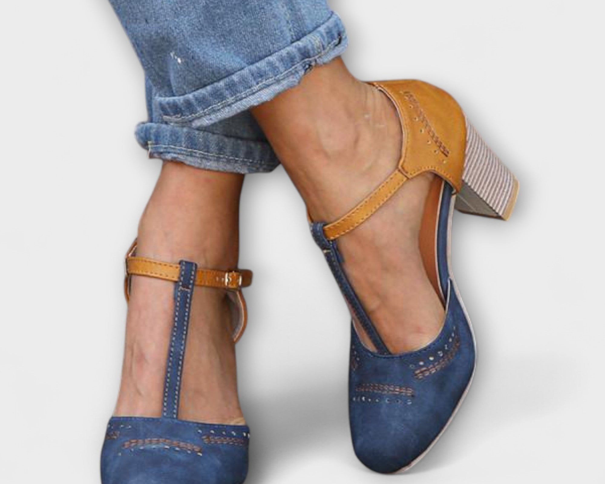 Aurora - Stylové ortopedické vysoké podpatky