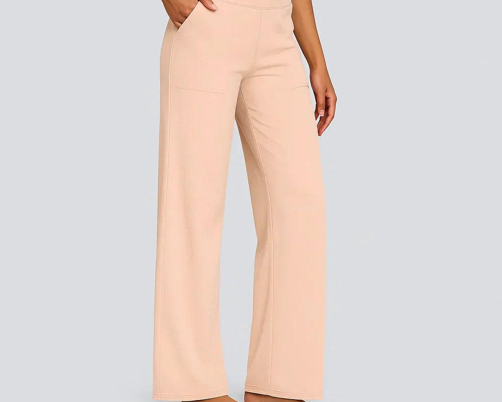 Calista | Elegantní kalhoty z měkkého dresu 