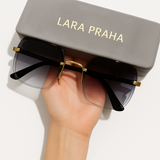 Klasické Retro Brýle Bez Rámu 