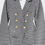 PERLA-Elegantní kabát černý