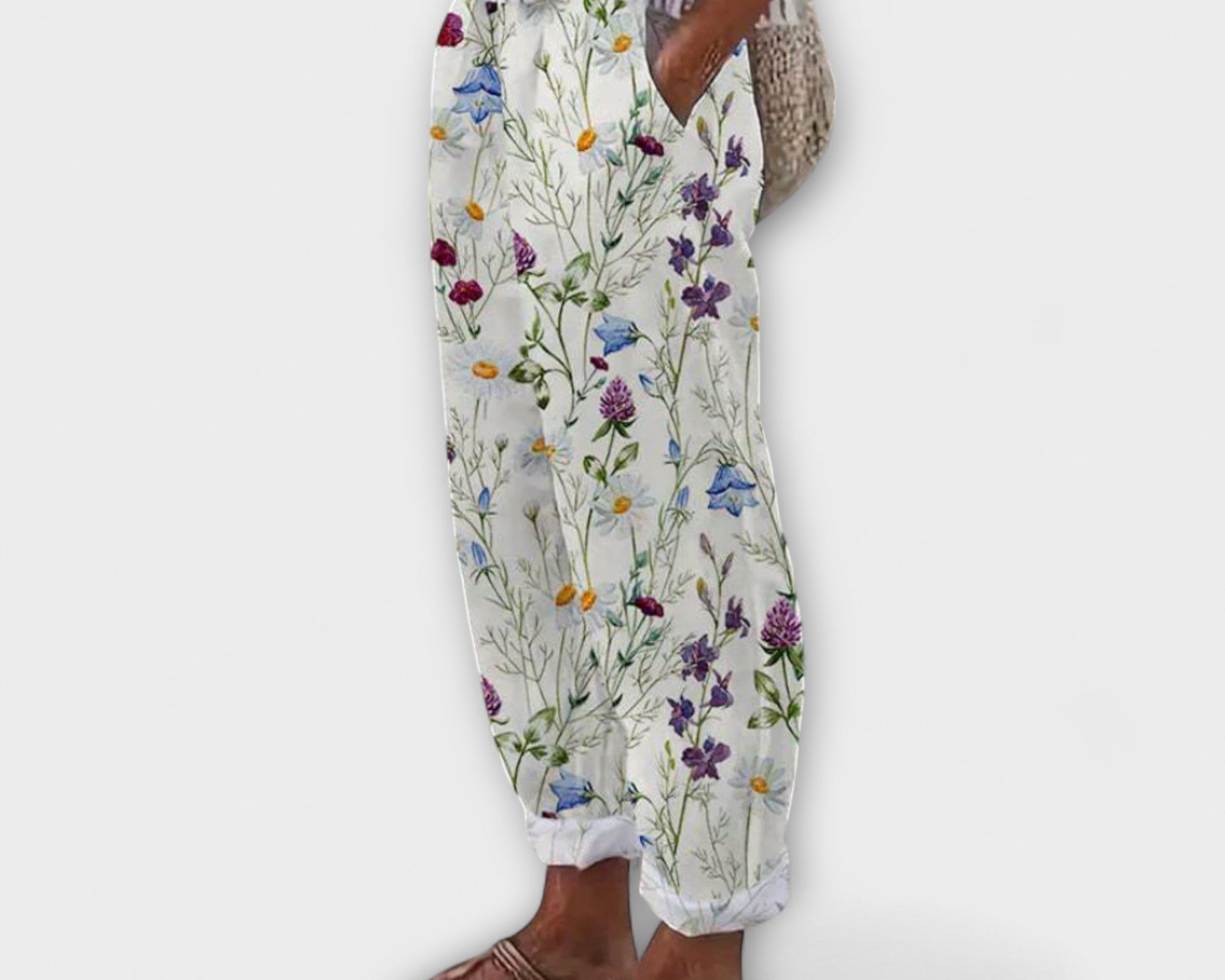 Airish - Výrazné potištěné volné kalhoty