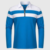 Perla- Elegantní svetr se zipem a pruhy