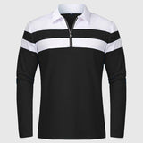 Perla- Elegantní svetr se zipem a pruhy