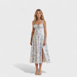 Kiana - Korzetové Midi Šaty