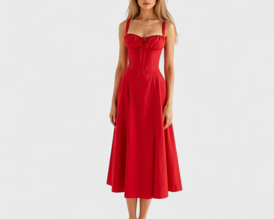 Kiana - Korzetové Midi Šaty