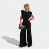 Letní modní set s topem a kalhotami