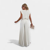 Letní modní set s topem a kalhotami