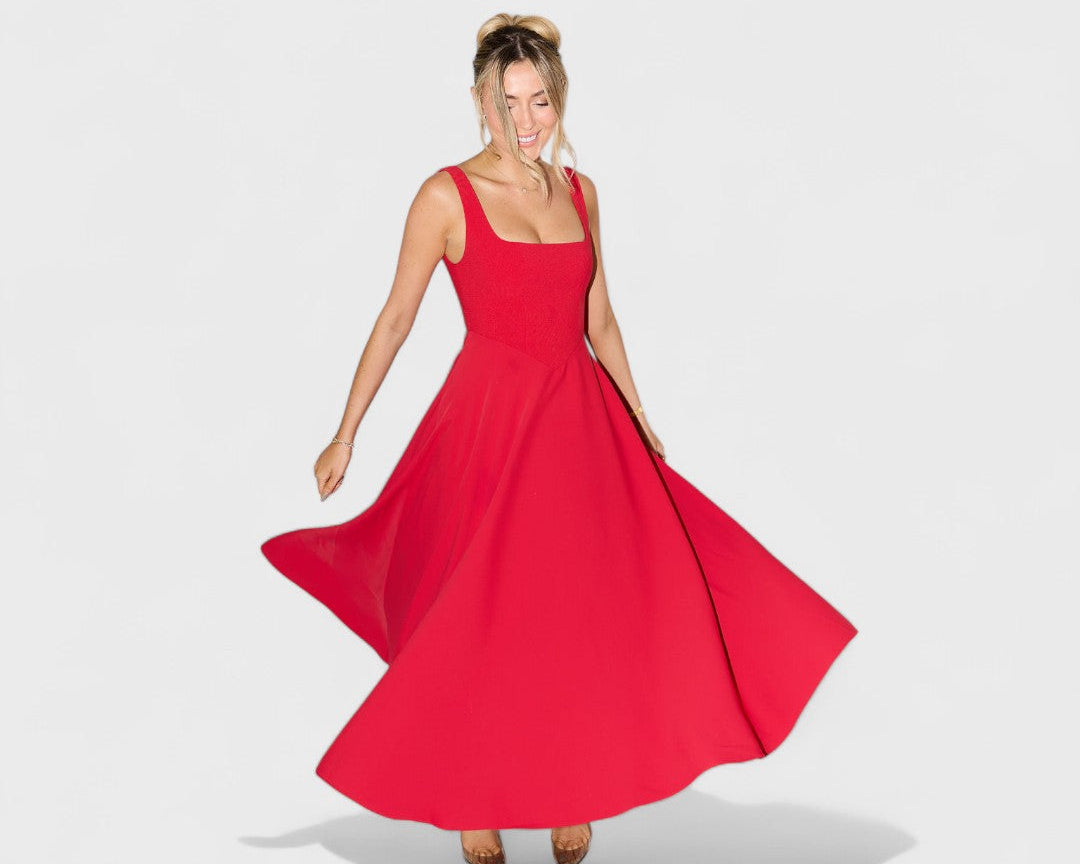 Amelia - Volné Midi Šaty