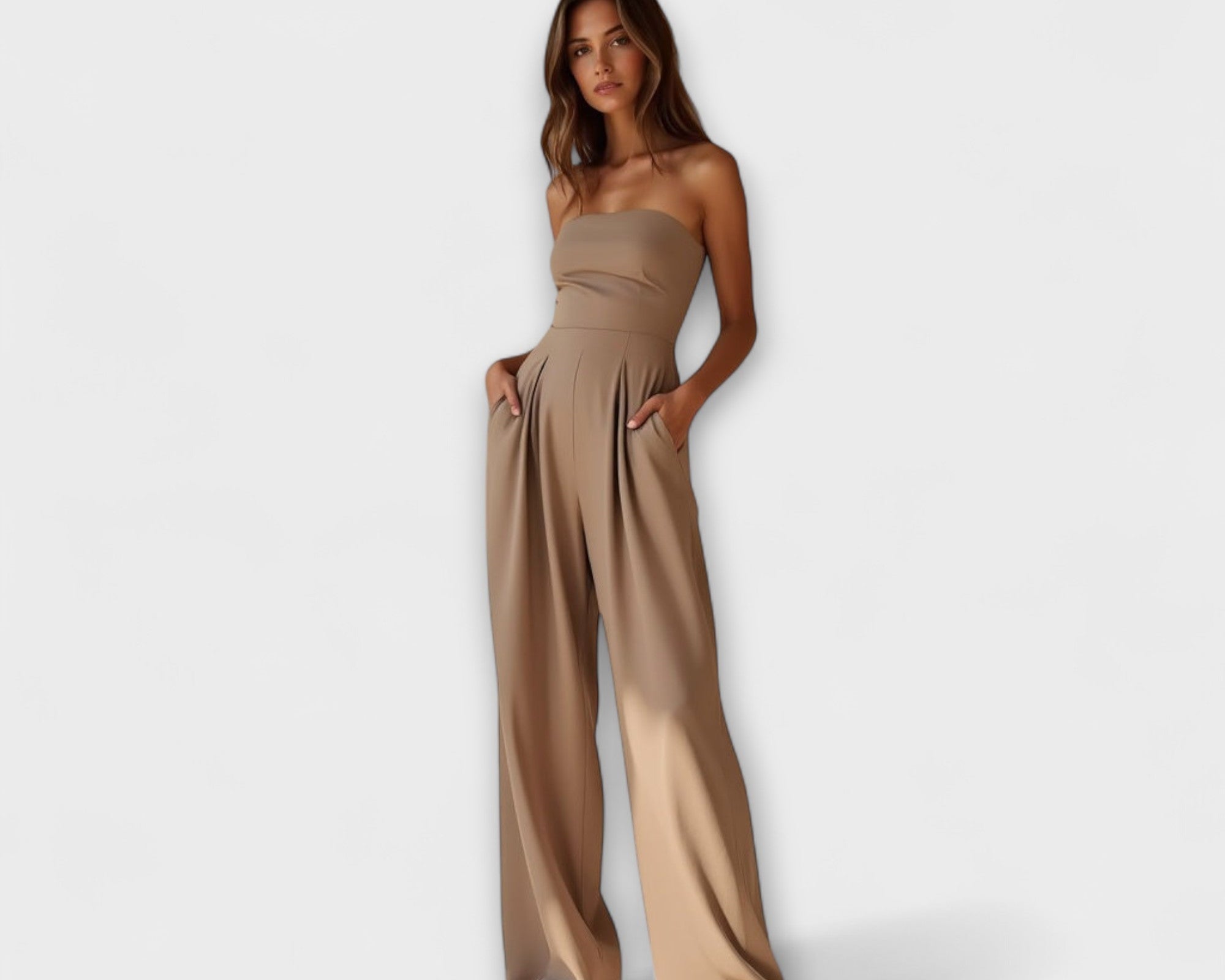 Eva - Elegantní overal bez ramínek