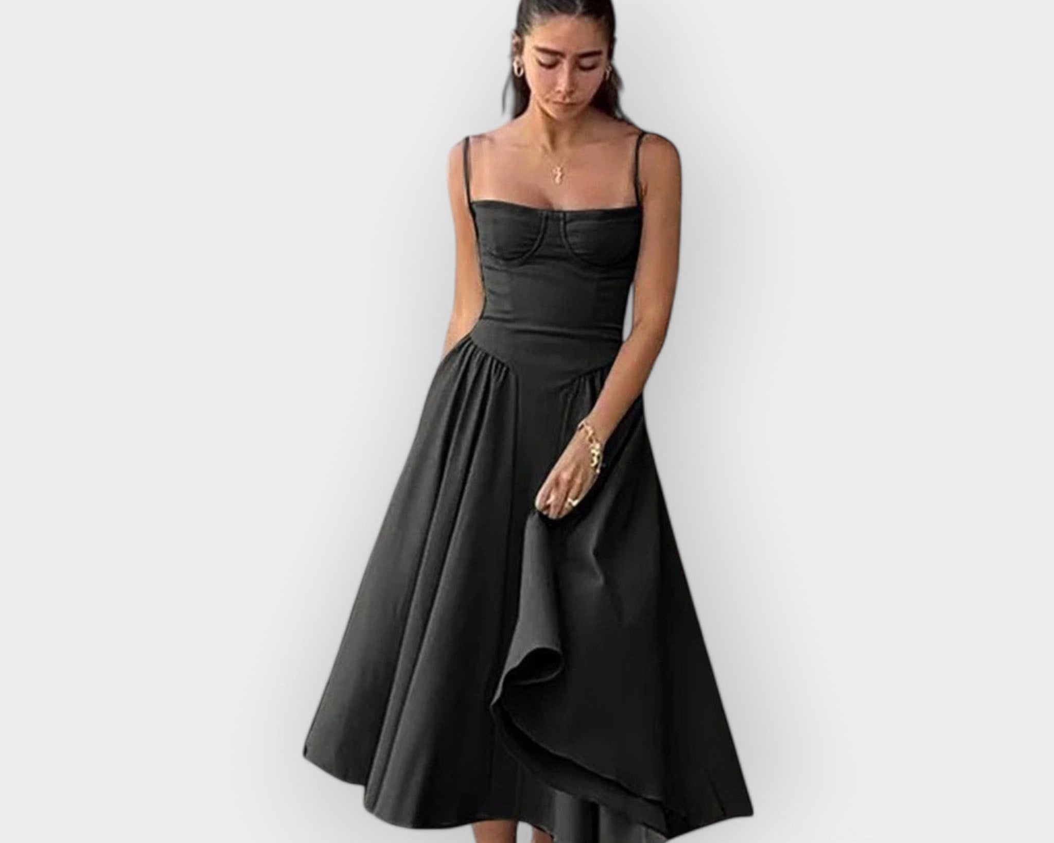 Elegantní midi šaty na léto